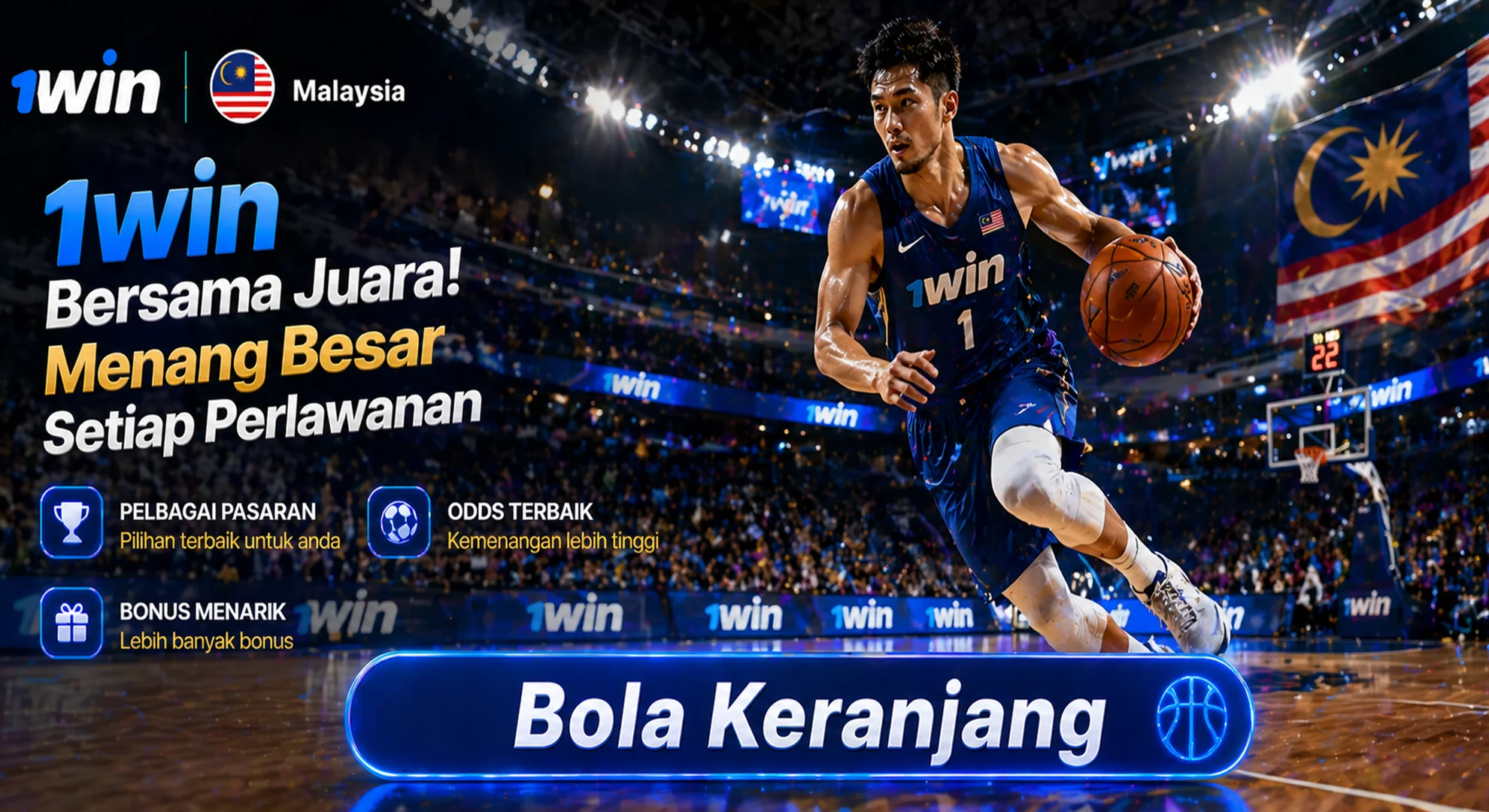 1win bola keranjang